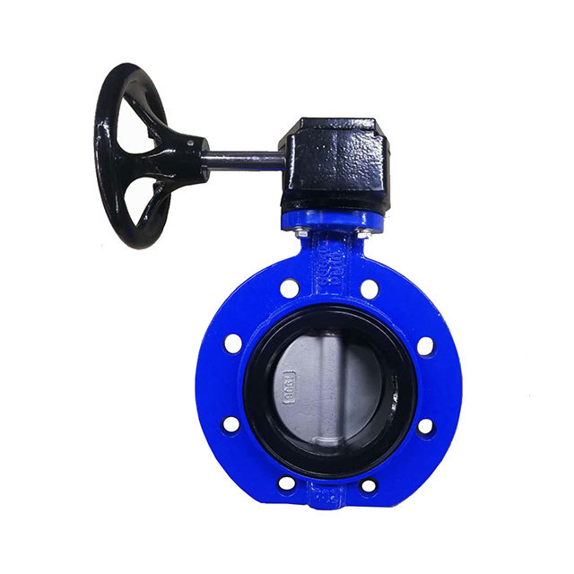 Single Flanged Concentric Butterlfy Valve with Vulcanized Seat