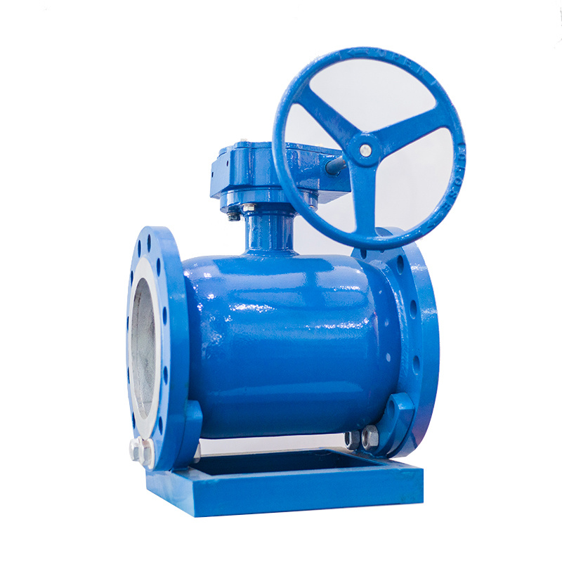 Flanged welded ball valve